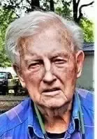 Bobby J Kemp approximately 80 years old wearing blue shirt