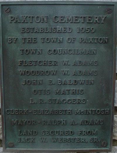 Paxton Cemetery