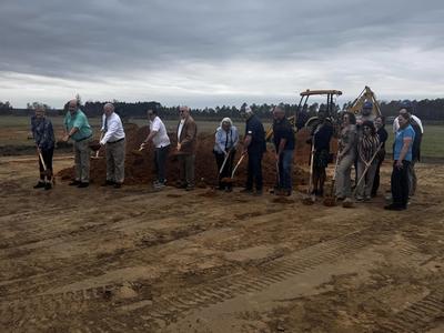 Ground Breaking on Health Clinic